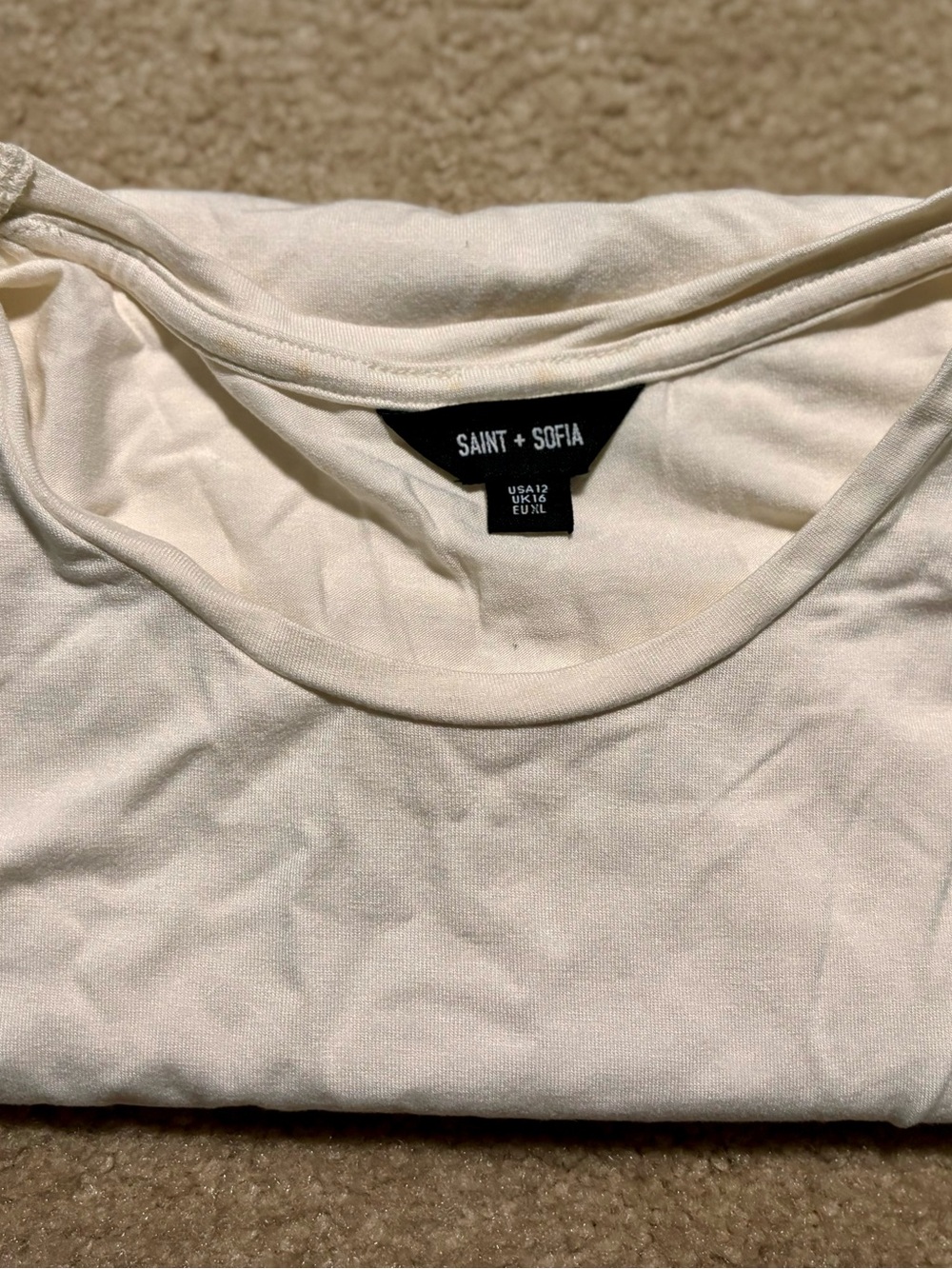 Saint + Sofia tank top - beige